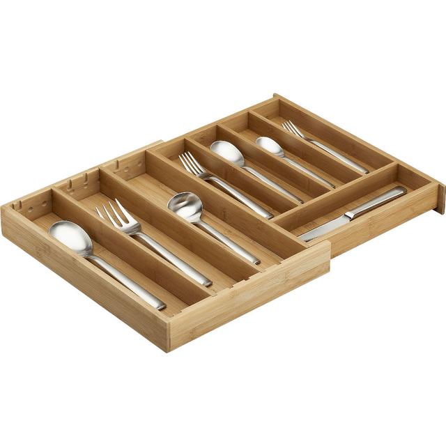 Bamboo Flatware Tray
